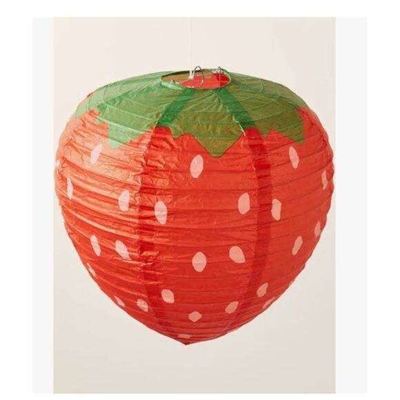 Kate Spade New York X Target Decor Strawberry Lantern Set 4‎ Indoor Outdoor New - Picture 4 of 9